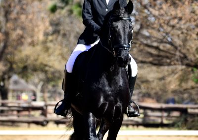 Training dressage show at ICB Kyalami, June 2019