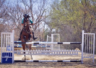 ICB training jumping show in Kyalami, August 2019