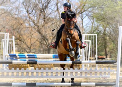 ICB training jumping show in Kyalami, August 2019