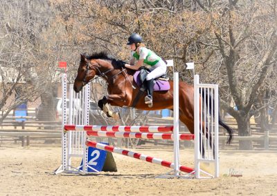 ICB training jumping show in Kyalami, August 2019